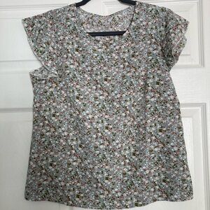 Floral Print Women's Top